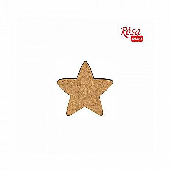 Мини-заготовка Звезда 2, МДФ, 1 шт, Rosa Talent (10)