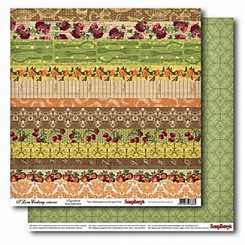 Бумага для скрапбукинга Готовим дома ингредиенты (10)