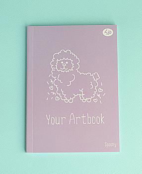 Блокнот А5 "Artbook "Spoony", lama, 902699, TM Profiplan Блокнот А5 "Artbook "Spoony", lama, 902699, TM Profiplan