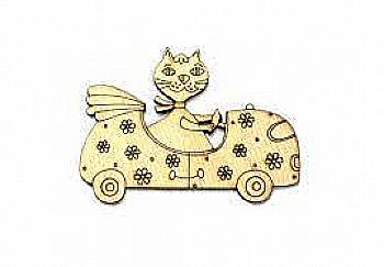 Заготівка-магніт дерев`яна "Автогламур", ZS020 Заготівка-магніт дерев`яна "Автогламур", ZS020