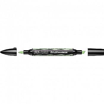 Маркер двосторонній Brushmarker, Зелений луговий, 0204215 W&N Маркер двосторонній Brushmarker, Зелений луговий, 0204215 W&N