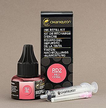 Чернило для заправки маркера Chameleon 25 мл - Vermillion (вермилион, RD3), CT9041 Чернило для заправки маркера Chameleon 25 мл - Vermillion (вермилион, RD3), CT9041