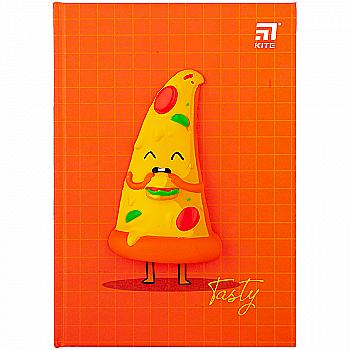Блокнот А5 80 арк. Pizza, тв. обкл., сквіш, клітинка, K20-284-3 Блокнот А5 80 арк. Pizza, тв. обкл., сквіш, клітинка, K20-284-3