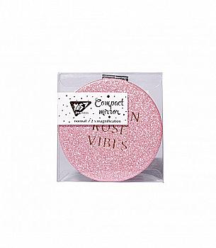 Дзеркало компактне "Rosegold", кругле, 8см, глiтер, 707302 Yes Дзеркало компактне "Rosegold", кругле, 8см, глiтер, 707302 Yes