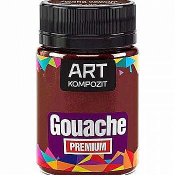 Гуаш художня "Premium" 60 мл, Умбра палена, ART Kompozit Гуаш художня "Premium" 60 мл, Умбра палена, ART Kompozit