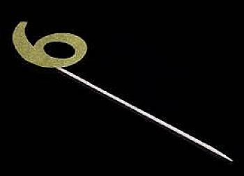 Декор на палочке Цифра, 5-38862