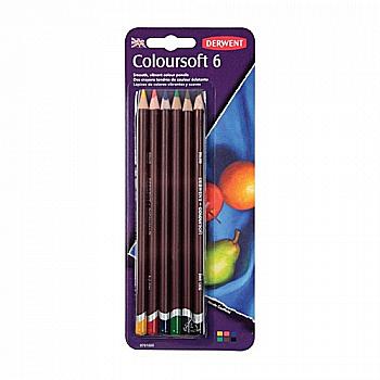 Outlet40 Набор карандашей цветных "Coloursoft" 6 цвет. блистер, 0701025