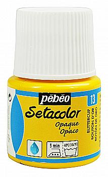 Фарба для світлих тканин Setacolor 45 мл непрозора, жовта, 295-013 Pebeo Фарба для світлих тканин Setacolor 45 мл непрозора, жовта, 295-013 Pebeo