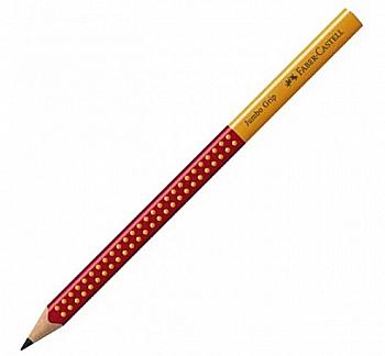 Карандаш чернографитный Jumbo Grip 2001, красный/желтый В, 111930 Faber-Castell Карандаш чернографитный Jumbo Grip 2001, красный/желтый В, 111930 Faber-Castell