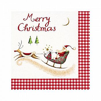 Декупажні серветки "Merry Christmas", 33*33 см, ti-flair Декупажні серветки "Merry Christmas", 33*33 см, ti-flair