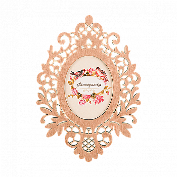 Заготовка фоторамки для декорирования, FLPF-021