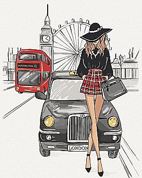 Картина по номерам 40*50 см "Элегантность Лондона", 10249-AC