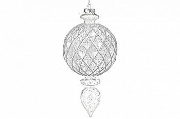 Прикраса ялинкова 24 см, срібло антік, 898-153 Прикраса ялинкова 24 см, срібло антік, 898-153