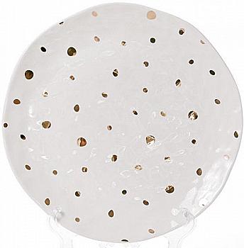 Тарілка порцелянова обідня "Золотий горох" 26 см, 945-148