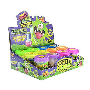 Набір Oops! Міні-фабрика слайм люмінесцентних, 953780