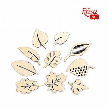 Міні-заготовка Листя, фанера, 1 шт, Rosa Talent (10)