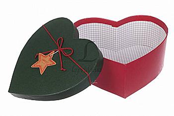 Подарочная коробка среднее сердце, 76-302