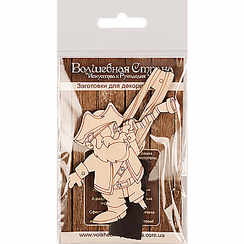 Заготовка деревянная для декорирования, FLC-281