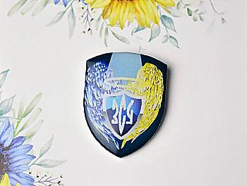 Значок з полім. линзою "Національна символіка ЗСУ", 20*25 мм, арт. 30 Значок з полім. линзою "Національна символіка ЗСУ", 20*25 мм, арт. 30