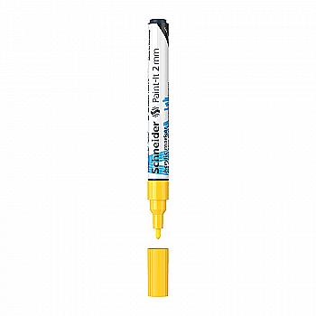 Маркер акриловий Schneider Paint-it 310, 2 мм, жовтий, S120105 Маркер акриловий Schneider Paint-it 310, 2 мм, жовтий, S120105
