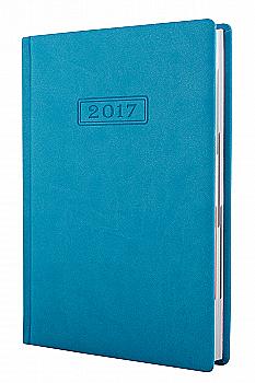 Щоденник датований А5 2017, VIVELLA, бірюзовий, O25230-21