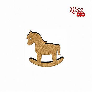 Мини-заготовка Лошадка, МДФ, 1 шт, Rosa Talent (10)