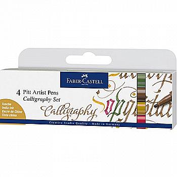 Набір для каліграфії Calligraphy (4 шт.), 167505 Faber-Castell Набір для каліграфії Calligraphy (4 шт.), 167505 Faber-Castell