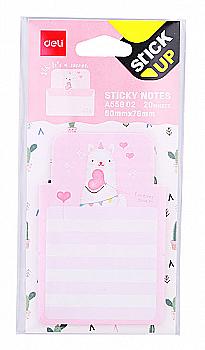 Блок паперу клейкий Deli EA55802 мiкс 76*50 мм, 20 арк. с/с, 77608 Блок паперу клейкий Deli EA55802 мiкс 76*50 мм, 20 арк. с/с, 77608