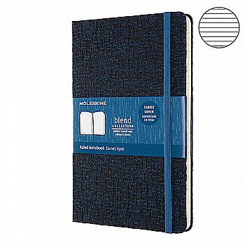 Блокнот Синий Канва средний линейка, Moleskine Blend 19, LCBD05QP060D Блокнот Синий Канва средний линейка, Moleskine Blend 19, LCBD05QP060D