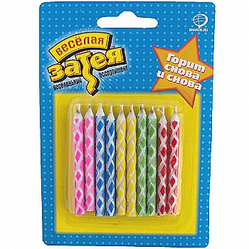 Свічки д/торта магічні 10 од., 1502-1136