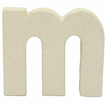 Заготовка из папье-маше Буква-крафт "m" 1,5*9,5*8,5 см, AC825C ТМ "Clairefontaine" Заготовка из папье-маше Буква-крафт "m" 1,5*9,5*8,5 см, AC825C ТМ "Clairefontaine"