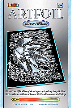 Набір для творчості Sequin Art Artfoil silver Дельфін, SA0608 Набір для творчості Sequin Art Artfoil silver Дельфін, SA0608