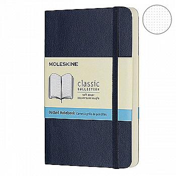 Блокнот Сапфир мягкий карман. точка, Moleskine Classic, QP614B20 Блокнот Сапфир мягкий карман. точка, Moleskine Classic, QP614B20