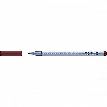 Лінер Grip FinePen 0,4 мм коричневий, 151687 Faber-Castell Лінер Grip FinePen 0,4 мм коричневий, 151687 Faber-Castell