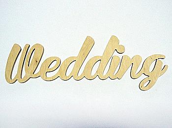 Заготівка Слово "Wedding", 0732
