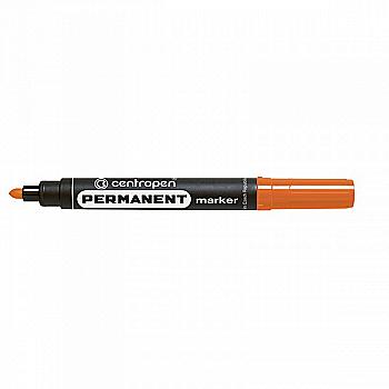 Маркер 8566 Permanent 2,5 мм круглий помаранчевий, CentroPen Маркер 8566 Permanent 2,5 мм круглий помаранчевий, CentroPen