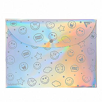 Папка-конверт на кнопці А4 "Smiley World", 491691 Yes Папка-конверт на кнопці А4 "Smiley World", 491691 Yes