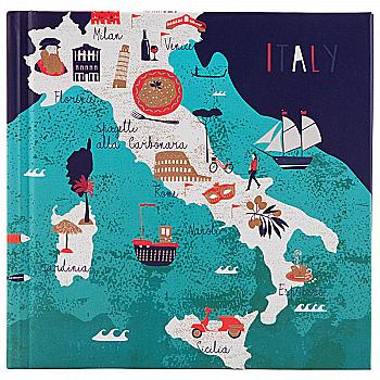 Книга записная Maps 80 арк. 125*125, тв., обк, 8430-05-A