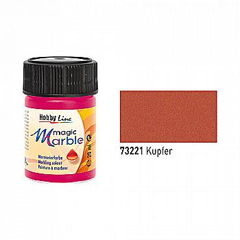 Краска для марморирования универсальная Magic Marble Металлик 20 мл Медь, KR-73221 Краска для марморирования универсальная Magic Marble Металлик 20 мл Медь, KR-73221