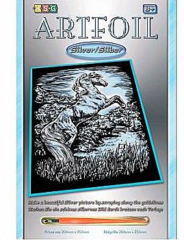 Набор для творчества Sequin Art Artfoil silver Жеребец, SA1033