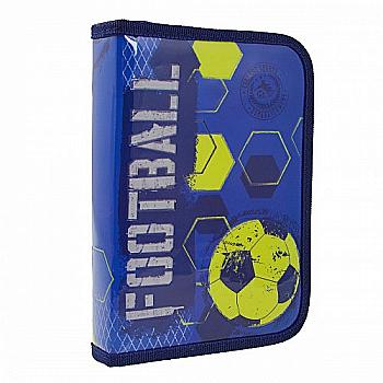 Пенал твердый одинарный с клап. HP-03 "Football", 20,5*14*3,2, 532168 Пенал твердый одинарный с клап. HP-03 "Football", 20,5*14*3,2, 532168