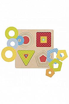 Пазл багатошаровий Goki Геометричні фігури, 57705G Пазл багатошаровий Goki Геометричні фігури, 57705G