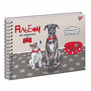 Альбом для рисования А4 20 л.100г/м спир. виб.гибрид.лак "Dogs" (3673) Альбом для рисования А4 20 л.100г/м спир. виб.гибрид.лак "Dogs" (3673)
