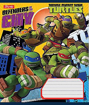 Зошит 12 кос. 1В TMNT Defenders City -18, 761862 (5610) Зошит 12 кос. 1В TMNT Defenders City -18, 761862 (5610)
