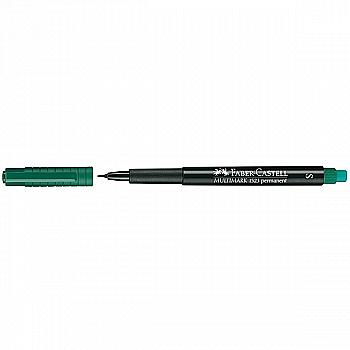 Маркер перманентный Multimark OHP`S 1523 0,4 мм зелёный, 152363 Faber-Castell Маркер перманентный Multimark OHP`S 1523 0,4 мм зелёный, 152363 Faber-Castell