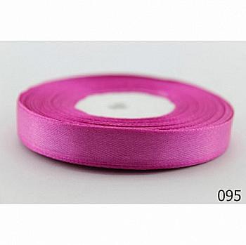 Лента атлас розовая 7 мм-23 м (95)