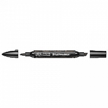 Маркер двосторонній Brushmarker, Сірий теплий 5, 0204129 W&N Маркер двосторонній Brushmarker, Сірий теплий 5, 0204129 W&N