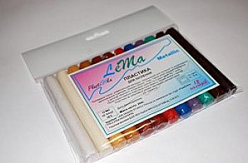 Набор пластики "Lema Metallic", 12 цветов Набор пластики "Lema Metallic", 12 цветов