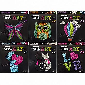 Набір креативної творчості "The "String Art" укр.(12), STRA-01-01U,02U,03U...06U Набір креативної творчості "The "String Art" укр.(12), STRA-01-01U,02U,03U...06U