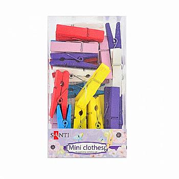 Набір прищіпок дерев`яних 3,5 см, 740725